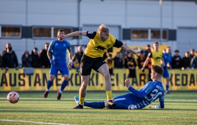 VAATA JÄRELE: Vaprus võttis 90. minuti väravast magusa võidu Tammeka üle