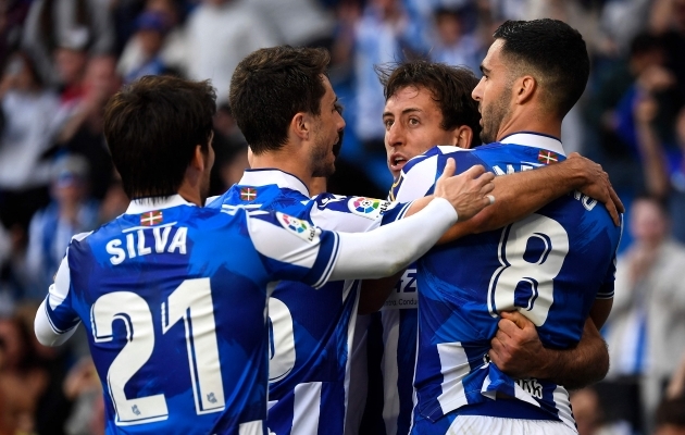 Oyarzabal teenis penalti, ei löönud seda ära, kuid heastas kolm minutit hiljem oma patu ja viis Sociedadi marjamaale