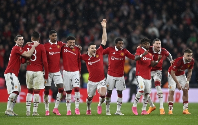 Manchester United marssis pärast 120 minutit põuda ja seitset täpset penaltit FA karika finaali!