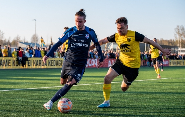 Herol Riiberg ja Kevin Aloe. Foto: Liisi Troska / jalgpall.ee