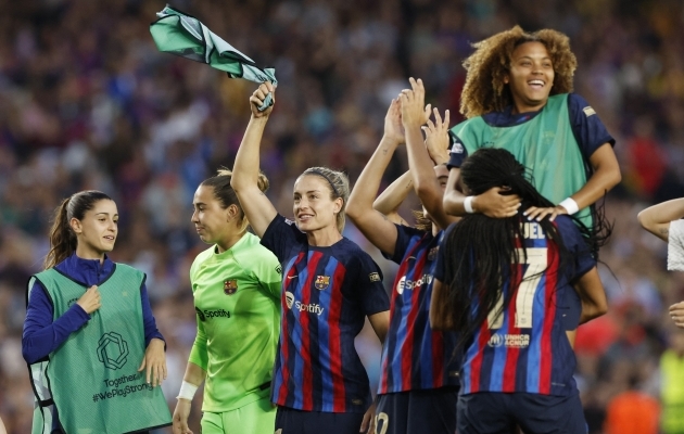 FC Barcelona naiskonda ootab ees Meistrite liiga finaal. Foto: Scanpix / Albert Gea / Reuters