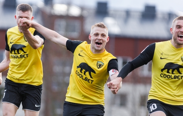 Vapruse m&auml;ngijad r&otilde;&otilde;mustamas. Foto: Oliver Tupsman