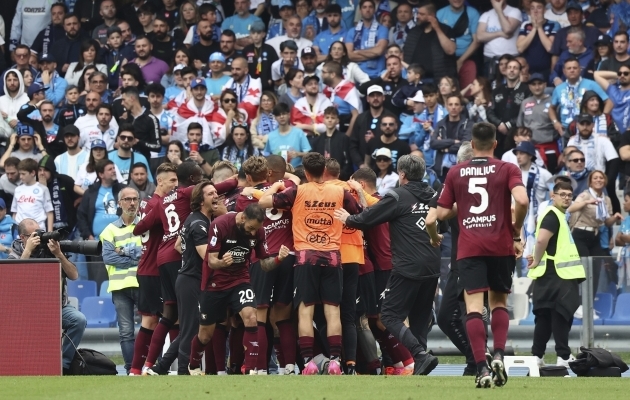 33 aastat ootust võib veel oodata: Salernitana tõmbas Napoli varasele tiitlipeole vee peale