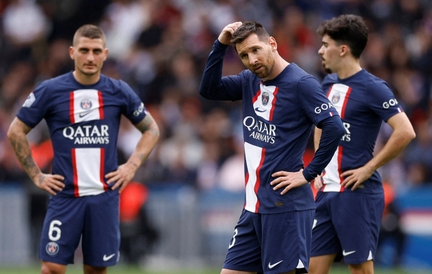 Paris Saint-Germaini kaotus koduliigas võttis Lionel Messit kukalt kratsima. Foto: Scanpix / Christian Hartmann / Reuters