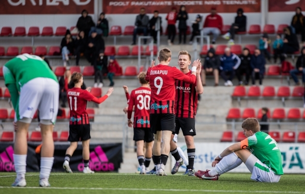 Seni kaotuseta Levadia U21 lasi Nõmme Unitedil lüüa viis väravat  (galeriid!) 