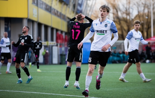 N&otilde;mme Kalju sai Premium liigas kolmanda j&auml;rjestikuse kaotuse, vastaseks oli Tallinna Kalev. Foto: Katariina Peetson / jalgpall.ee
