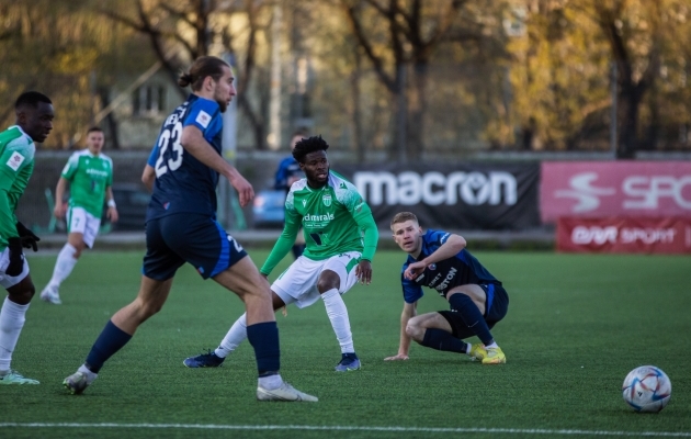 Ernest Agyiri oli alatasa s&uuml;ndmuste keerises. Foto: Katariina Peetson  / jalgpall.ee