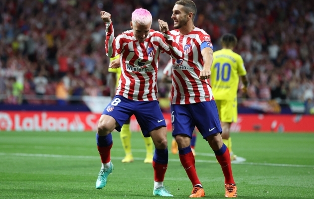 Atletico lõi teist mängu järjest viis väravat ja möödus Realist