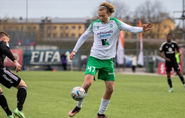Sarnaselt esindusega jäi ka Levadia duubel Tallinna külje all vähemusse ja kaotas