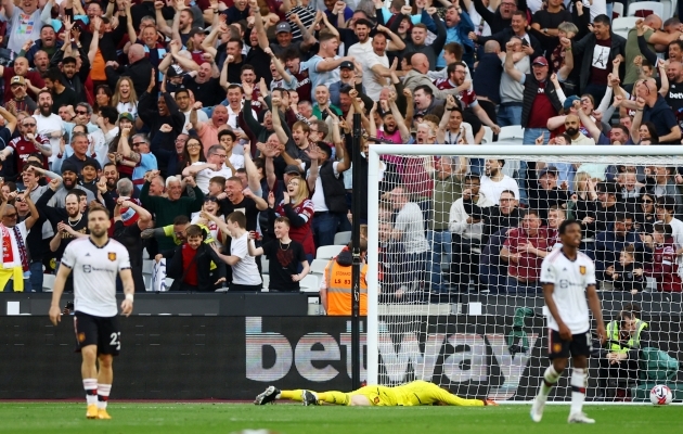 Man United kaotas de Gea prohmakast West Hamile, esinelikus lõpetamine on küsimärgi all