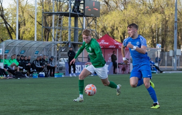 Daniil Kuraksini ja Tanel Tammiku võidujooks. Foto: Katariina Peetson / jalgpall.ee