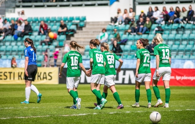 Eline Ruth Häberli aitas FC Floral võita 2022. aastal naiste karika. Foto: Brit Maria Tael