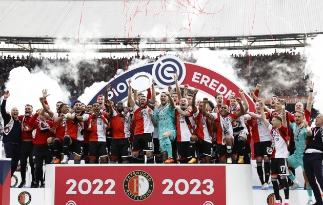 Feyenoord on Hollandi meister. Foto: Scanpix / Maurice van Steen / ANP / AFP
