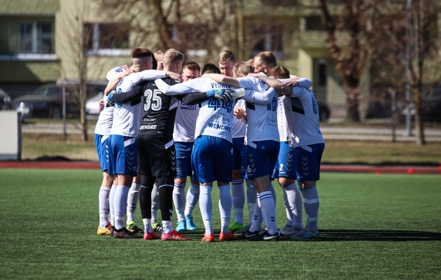 Pärnu Jalgpalliklubi meeskond. Foto: Mauri Levandi (arhiiv)