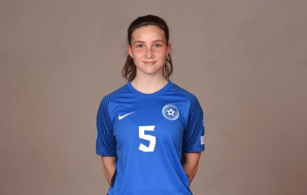 Eesti U17 koondislane Anna Mariin Juksar. Foto: UEFA