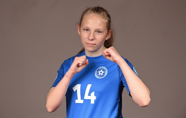 Eesti U17 koondislane Mia-Lisette Sarapik. Foto: UEFA