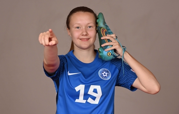 Eesti U17 koondislane Elisabeth Õispuu. Foto: UEFA