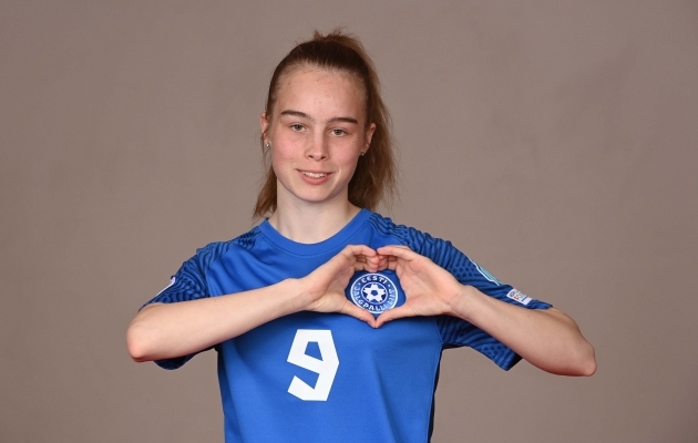 Eesti U17 koondislane Mirtel Kalamees. Foto: UEFA