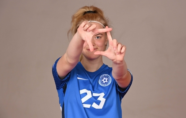 Eesti U17 koondislane Jane Mirjam. Foto: UEFA