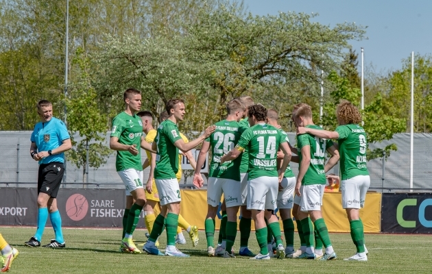 12. vooru sümboolne koosseis: Flora on esindatud kolme, Levadia ja Kalev kahe mängijaga