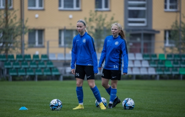 Eesti U17 koondis kohtub uues mängus Saksamaaga. Foto: Katariina Peetson / jalgpall.ee