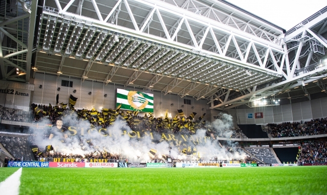 Leegid väljakul ja staadionihoones – tulikuum Stockholmi derbi läks täiesti käest  (videod!) 