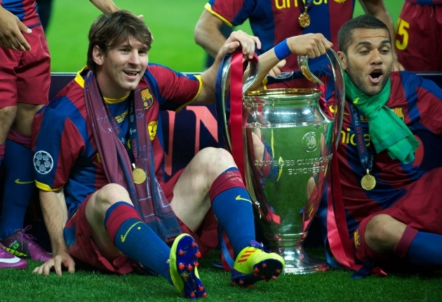 Lionel Messi (vasakul) võitis 2011. aastal Wembley staadionil oma karjääri teise Meistrite liiga tiitli. Foto: Scanpix / Imago / Sportfotodienst