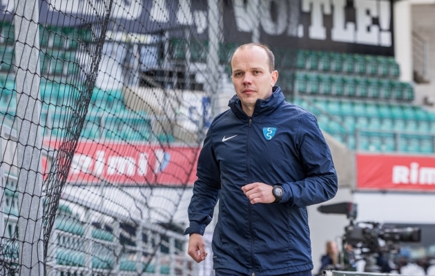 Saku Sportingu peatreener Jan Harend. Foto: Katariina Peetson / jalgpall.ee