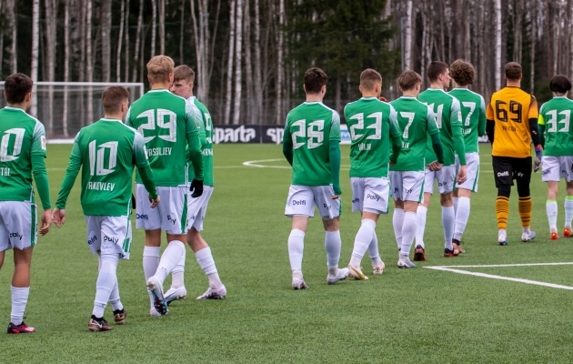 Tallinna Levadia U21 mängijad. Foto: Liisi Troska / jalgpall.ee (arhiiv)