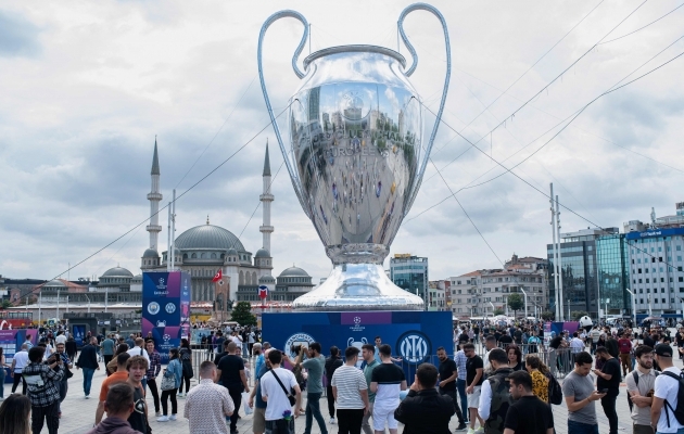 68. Meistrite liiga võitja selgitavad Istanbulis Manchester City ja Milano Inter. Foto: Scanpix / AFP / Umit Turhan Coskun