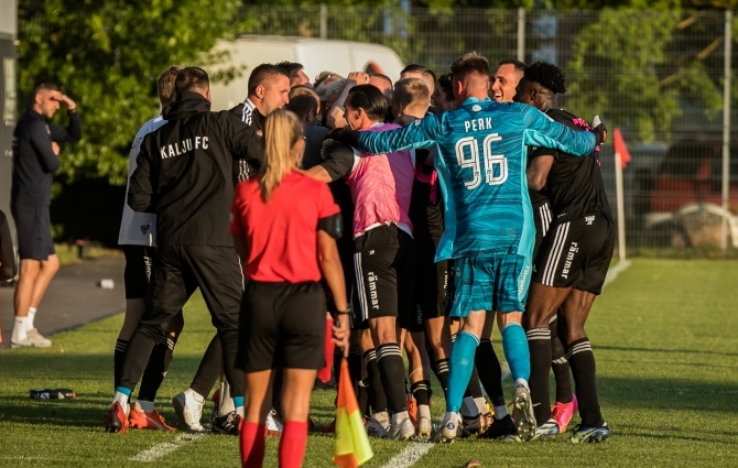 VAATA JÄRELE: algkoosseisu usaldatud Promise David ja kaugkuuliga üllatanud Järvelaid tõid Kaljule võidu