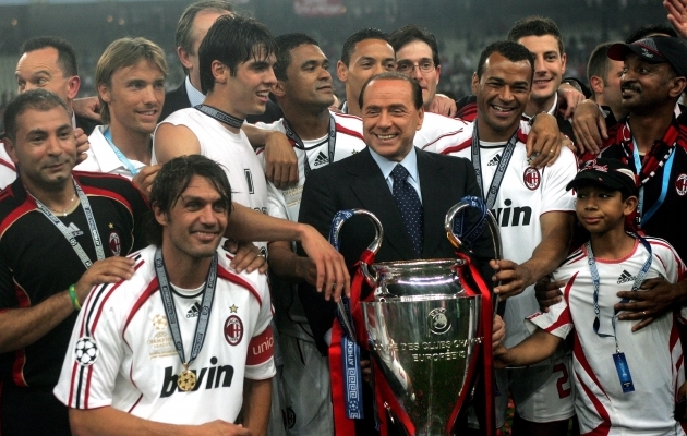 Suri neljakordne Itaalia peaminister ja endine AC Milani omanik Silvio Berlusconi