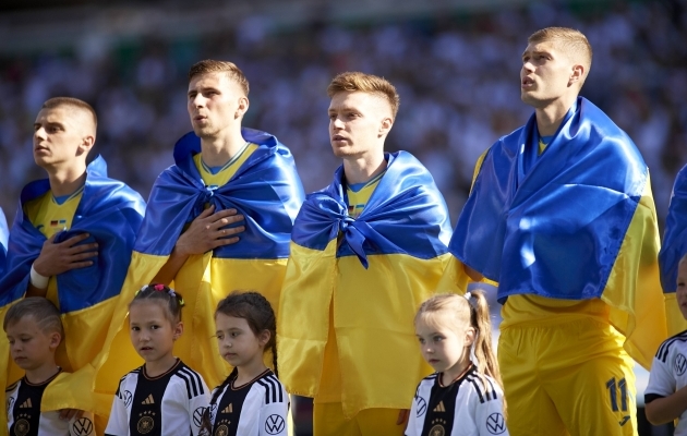 Ukraina ja Saksamaa maavõistlus lõppes viigiga. Foto: Scanpix / Imago images / Vitali Kliuiev