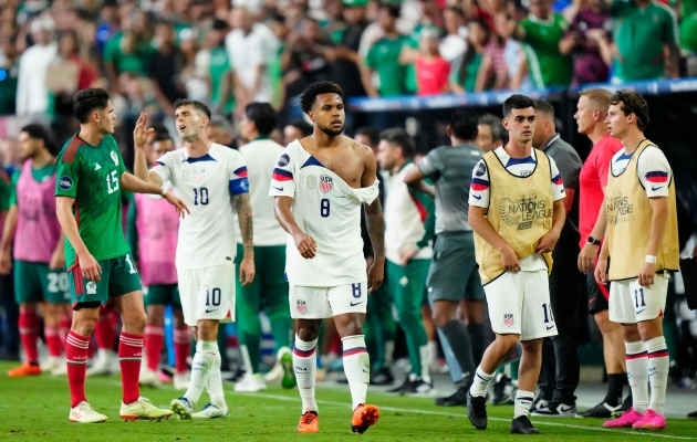 Weston McKennie peab finaali kõrvalt vaatama, nagu ka Sergino Dest. Foto: Scanpix / Louis Grasse / GETTY IMAGES NORTH AMERICA / Getty Images via AFP