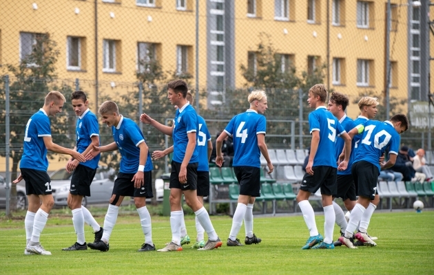 Eesti mullune U16 koondis. Foto: Liisi Troska / jalgpall.ee