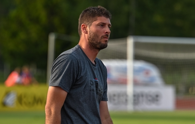 Paide Linnameeskonna peatreener Ivan Stojkovic. Foto: Liisi Troska / jalgpall.ee