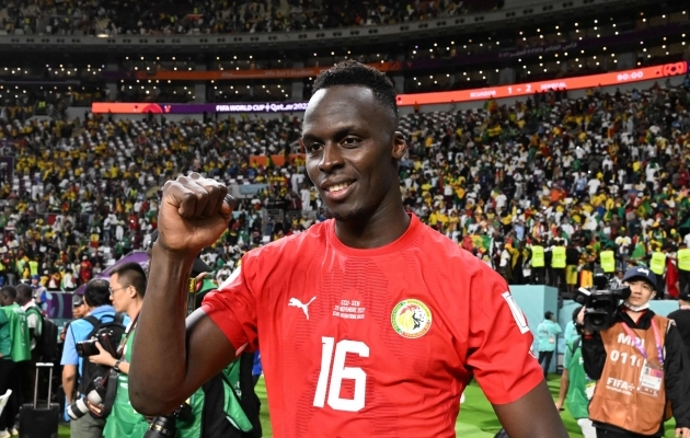 Edouard Mendy Senegali vormis. Foto: Scanpix / Issouf SANOGO / AFP