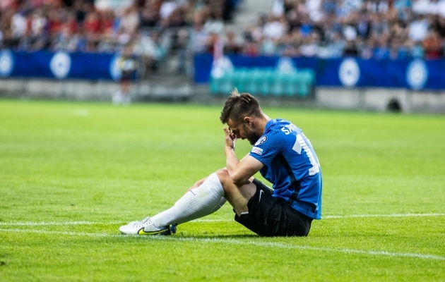 Eesti meeste koondis langes FIFA edetabelis Tadžikistani ja Guinea-Bissau vahele