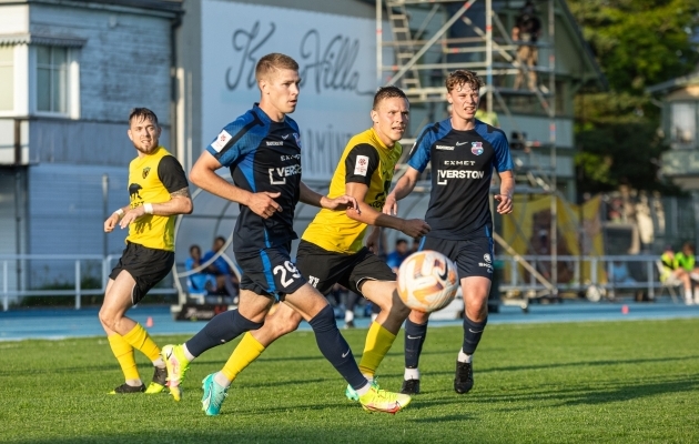 Vaprus ja Paide m&auml;ngisid 1:1 viiki. Foto: Katariina Peetson / jalgpall.ee