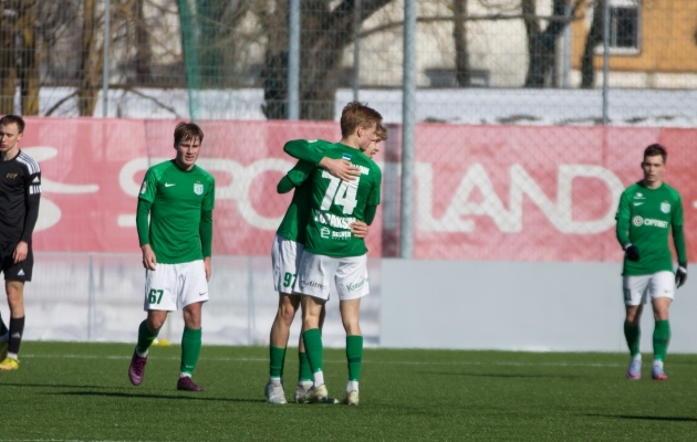 Kalimullin sai peaaegu Flora duubli skalbi, kuid noored rohesärgid jätsid kolm punkti siiski endale