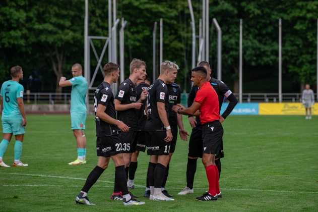 Penaltiarutelud. Foto: Liisi Troska / jalgpall.ee