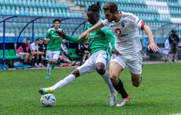FCI Levadia ja N&otilde;mme Kalju m&otilde;lemad t&auml;navused mat&scaron;id on l&otilde;ppenud Levadia &uuml;hev&auml;ravalise v&otilde;iduga. Foto: Katariina Peetson / jalgpall.ee