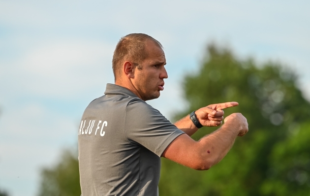 Kalju peatreener Nikita Andrejev. Foto: Liisi Troska / jalgpall.ee