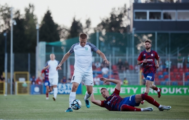 FC Flora kohtub Meistrite liiga esimeses eelringis Czestochowa Rakowiga. Foto: Brit Maria Tael