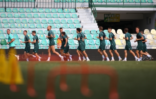 FCI Levadia m&auml;ngueelne treening. Foto: M&Scaron;K Žilina