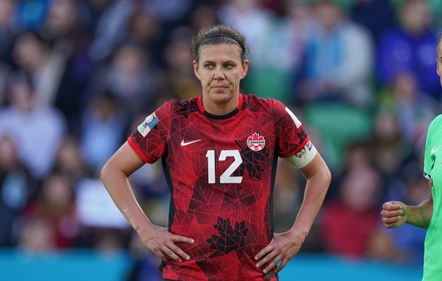 Christine Sinclair on oma karjääris skoorinud viiel erineval MM-il. Foto: Scanpix / Scott Barbour / The Canadian Press via ZUMA Press