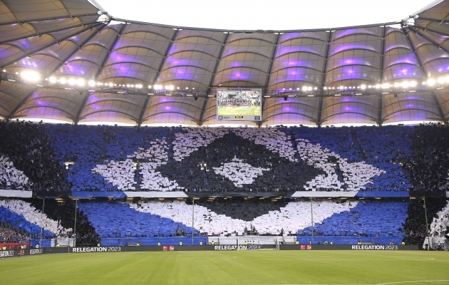 Hamburgi suurim klubi HSV oli lõppenud hooajal lähedal kõrgliigasse tõusmisele, ent kaotas üleminekumängudel koondskooriga 1:6 Stuttgartile. Foto: Scanpix / Claus Bergmann / Imago