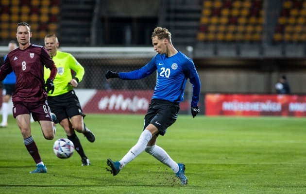 Bogdan Vaštšuk pääses eelmisel aastal Eesti koondise eest väljakule. Foto: Brit Maria Tael