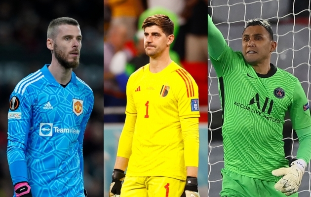 Kas Real Madrid toob vigastatud Thibaut Courtois asemele David de Gea, Keylor Navase, m&otilde;ne kolmanda mehe v&otilde;i hoopis panustab oma m&auml;ngijatele? Foto: Scanpix / Andrew Yates / Zuma Press Wire / Rungroj Yongrit / EPA / Franck Fife / AFP