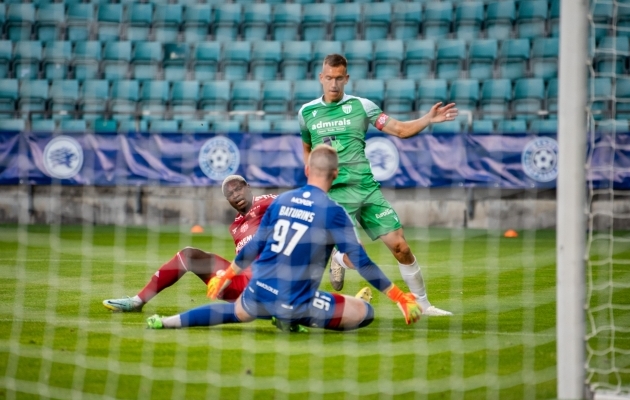 Rasmus Peetson kohtumises Harju JK Laagriga. Foto: Anna Andreas